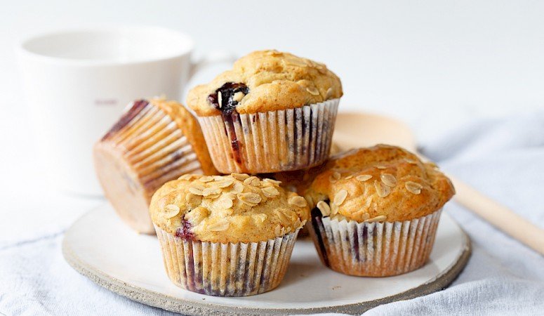 Recept - Skinny lemon blueberry muffins